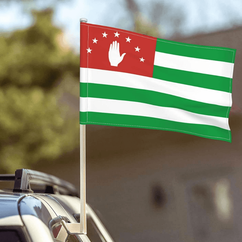 Abkhazia Car Window Flag-Globe Flags