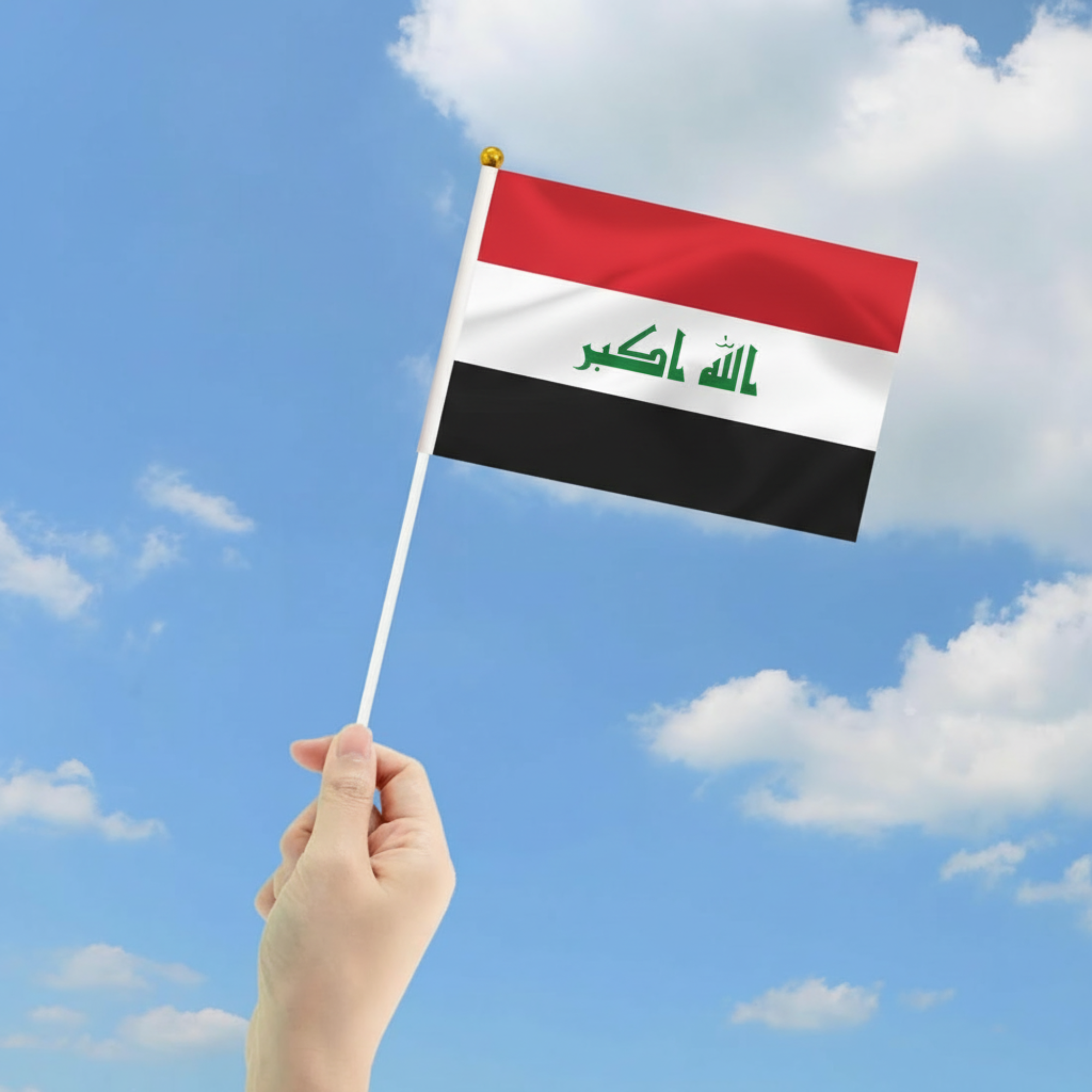 10 Pieces Of Official FIFA 2026 Iraq Mini Flags