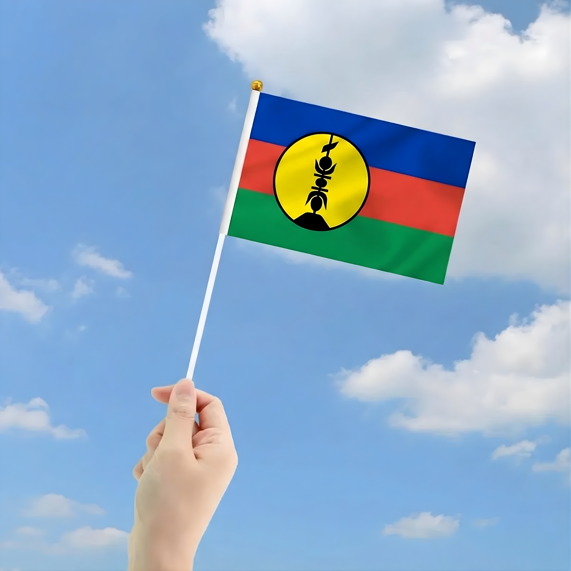 10 Pieces Of Official FIFA 2026 New Caledonia Mini Flags