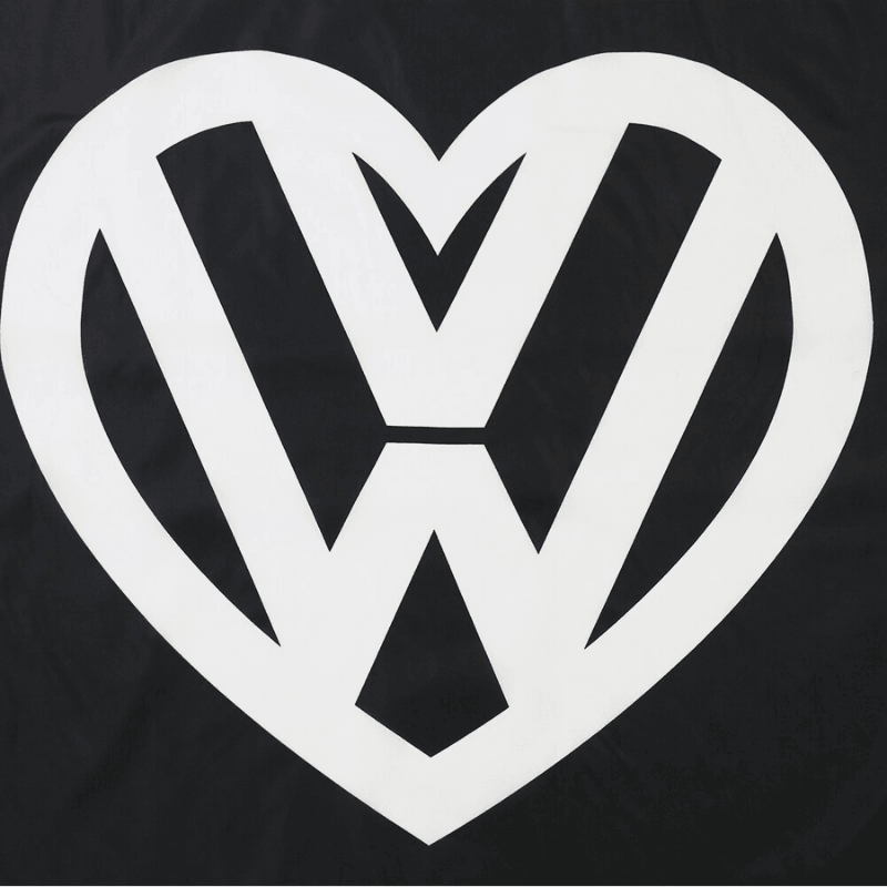 Automotive Enthusiast Banner VW Black And Red Flag-Globe Flags