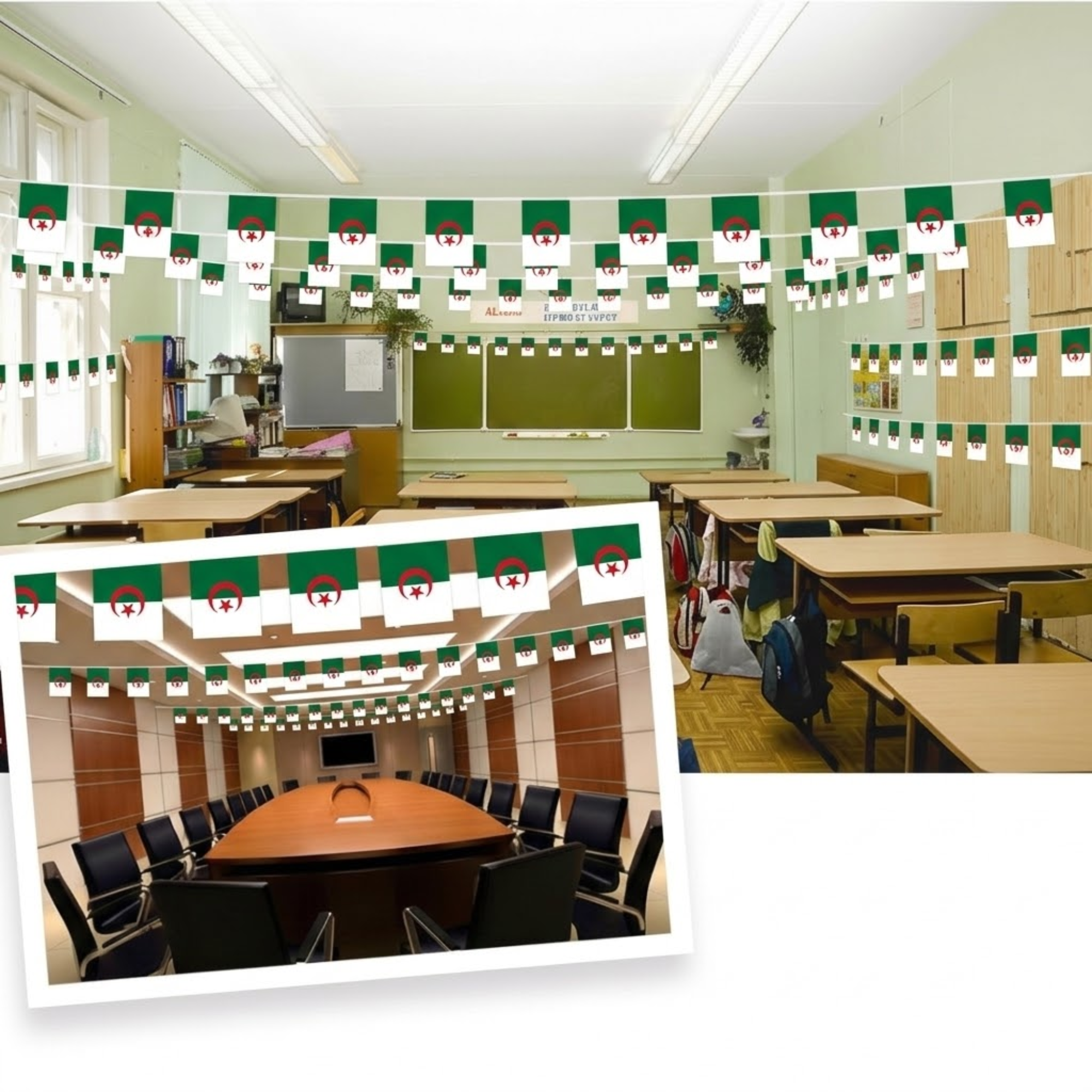 Official FIFA 2026 Algeria Flag Banner