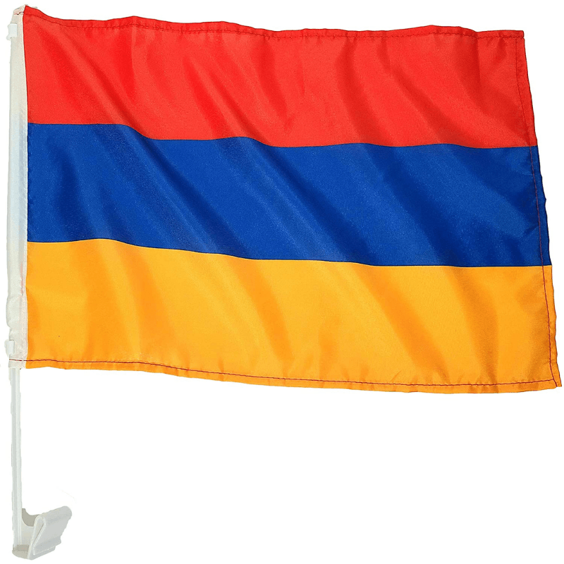 Armenia Car Window Mounted Flag For Car Decor-Globe Flags