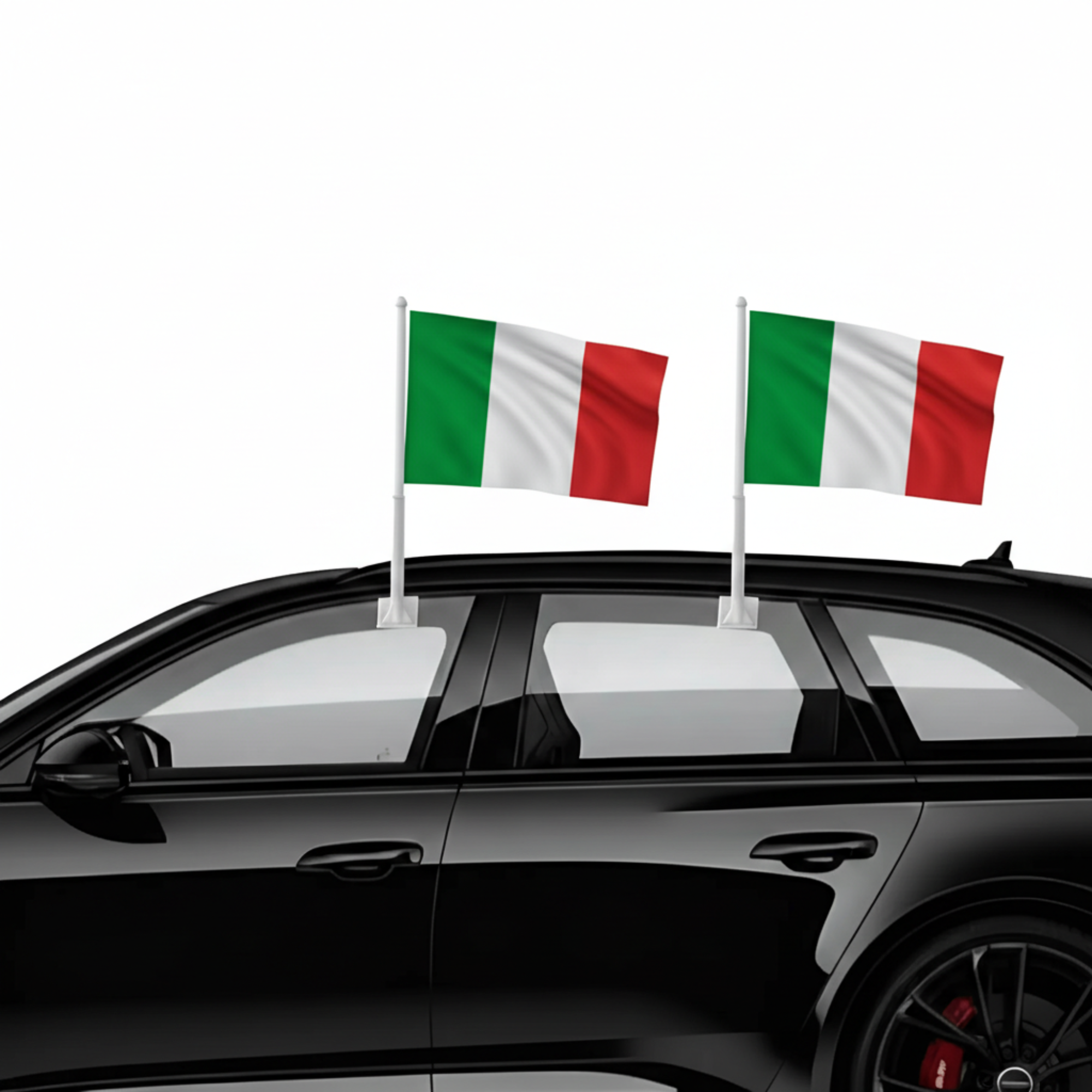 Official FIFA 2026 Italy Car Flag mount hardware close-up