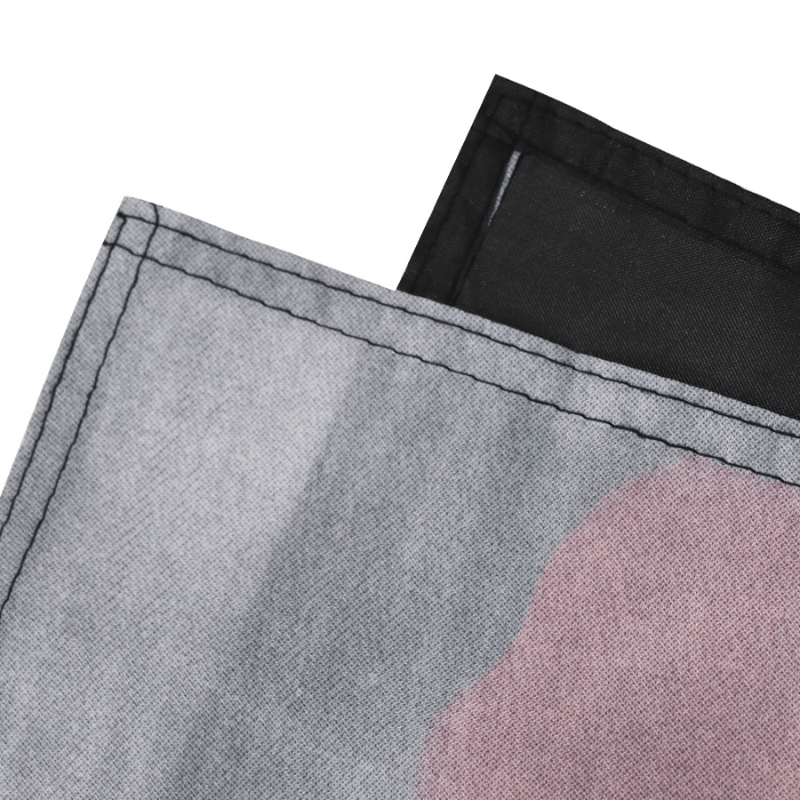 Lest We Forget Flag with brass grommet hardware detail