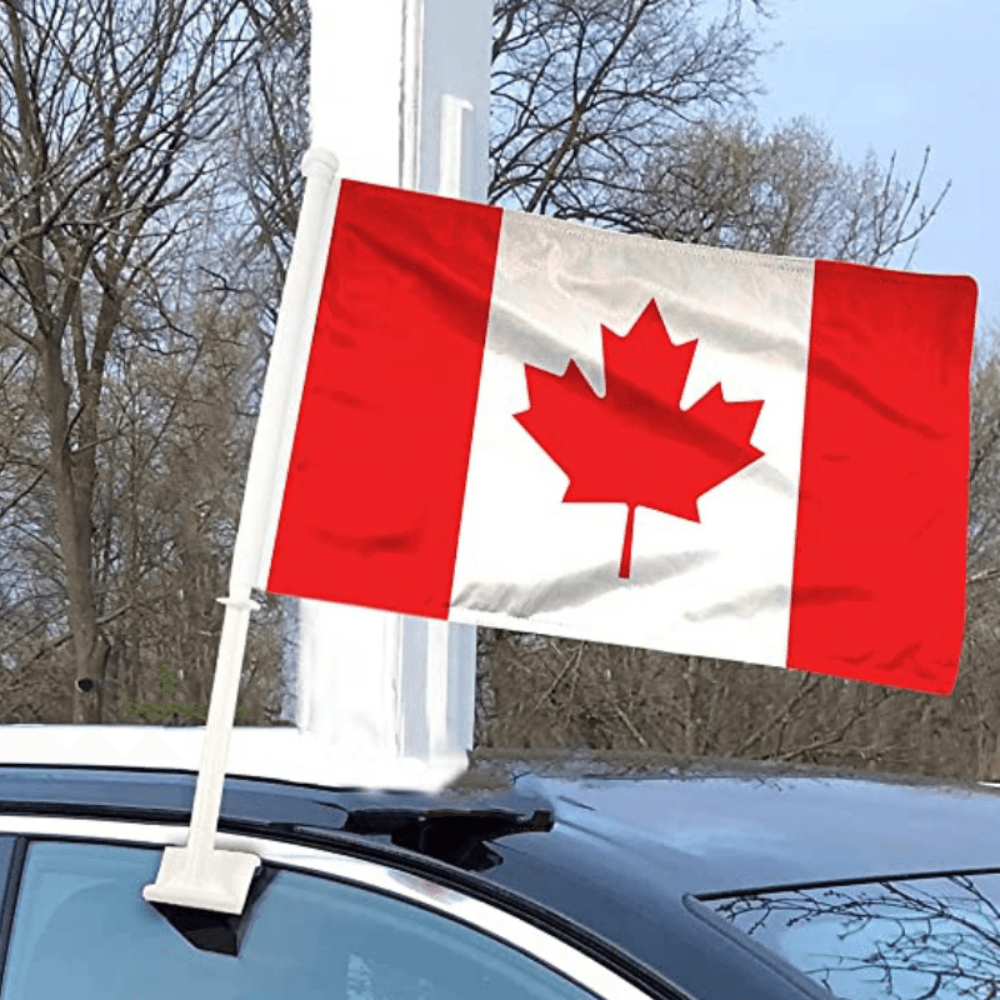 Canada Car Window Flag-Globe Flags