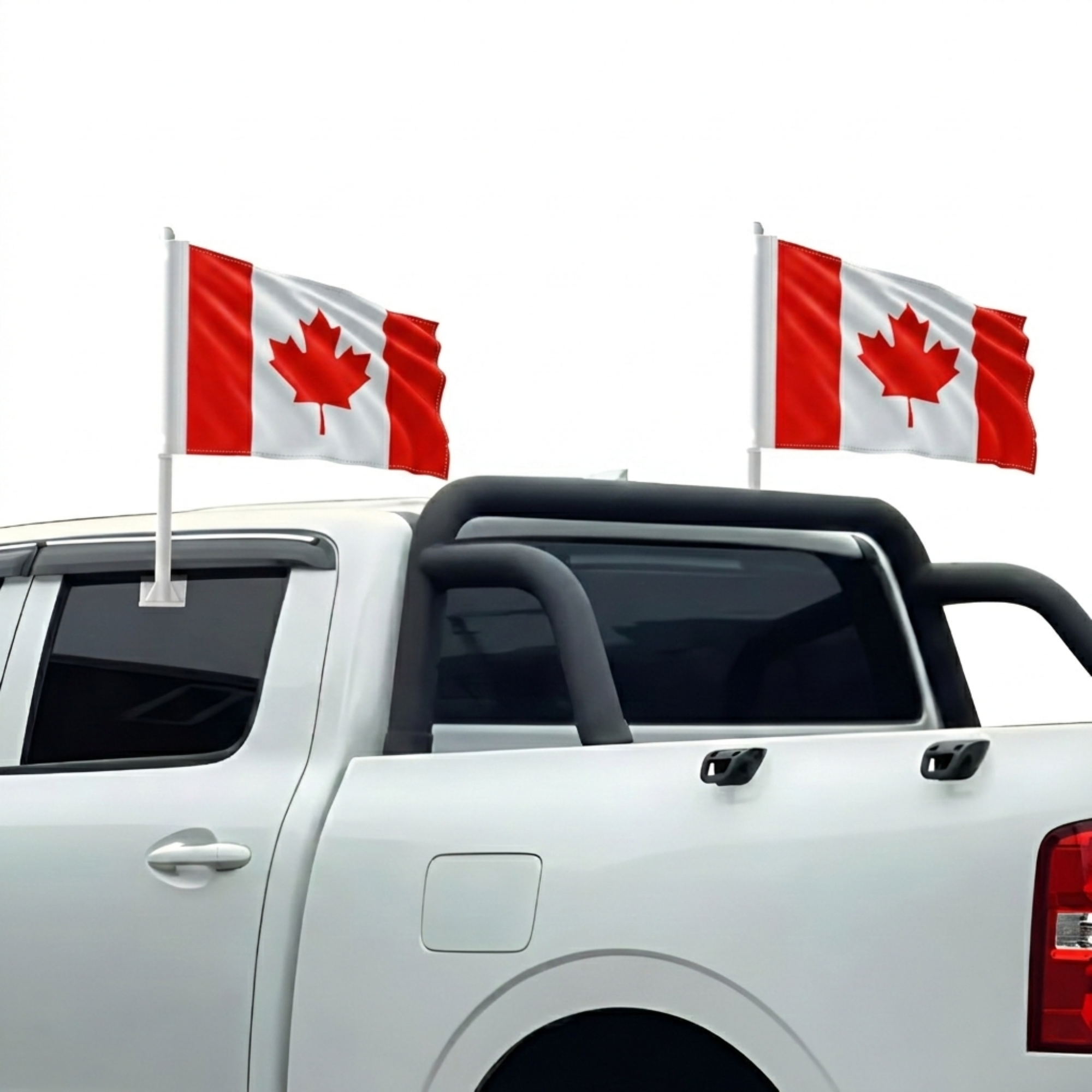 Official FIFA 2026 Canada Car Flag on moving vehicle