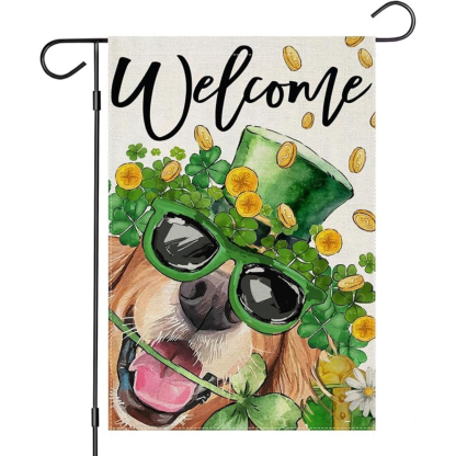 Seasonal Garden Flag With St Patricks Day Theme And Festive Design-Globe Flags