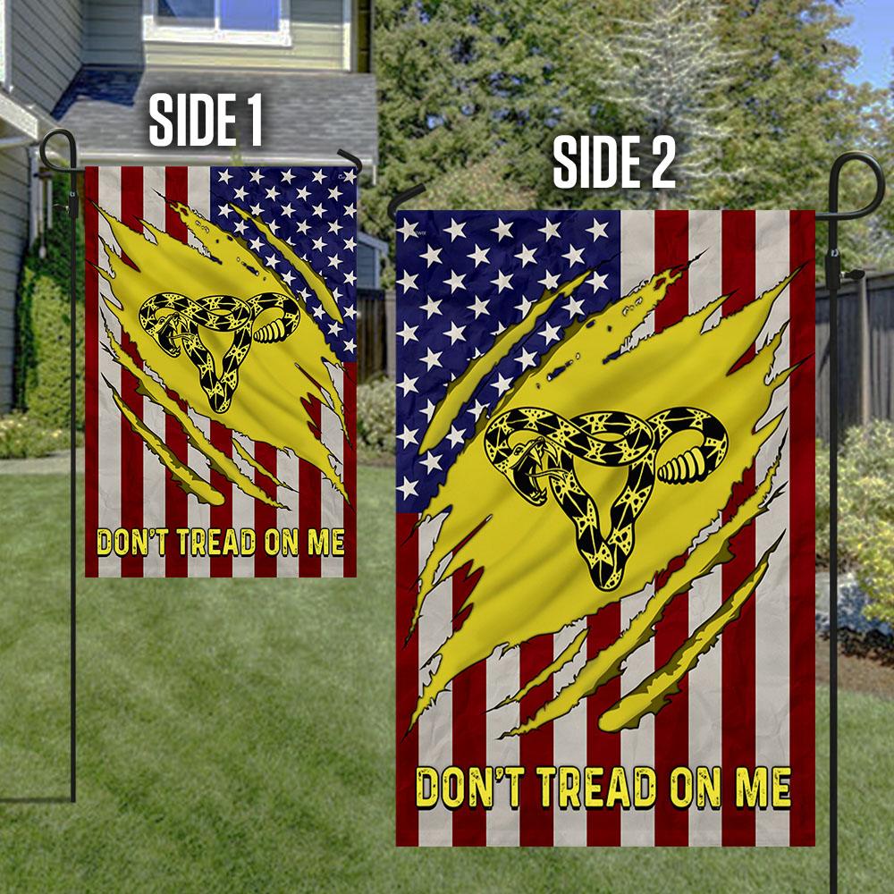 Tread On Me Flag A Symbol Of Strength Liberty And American Resolve-Globe Flags