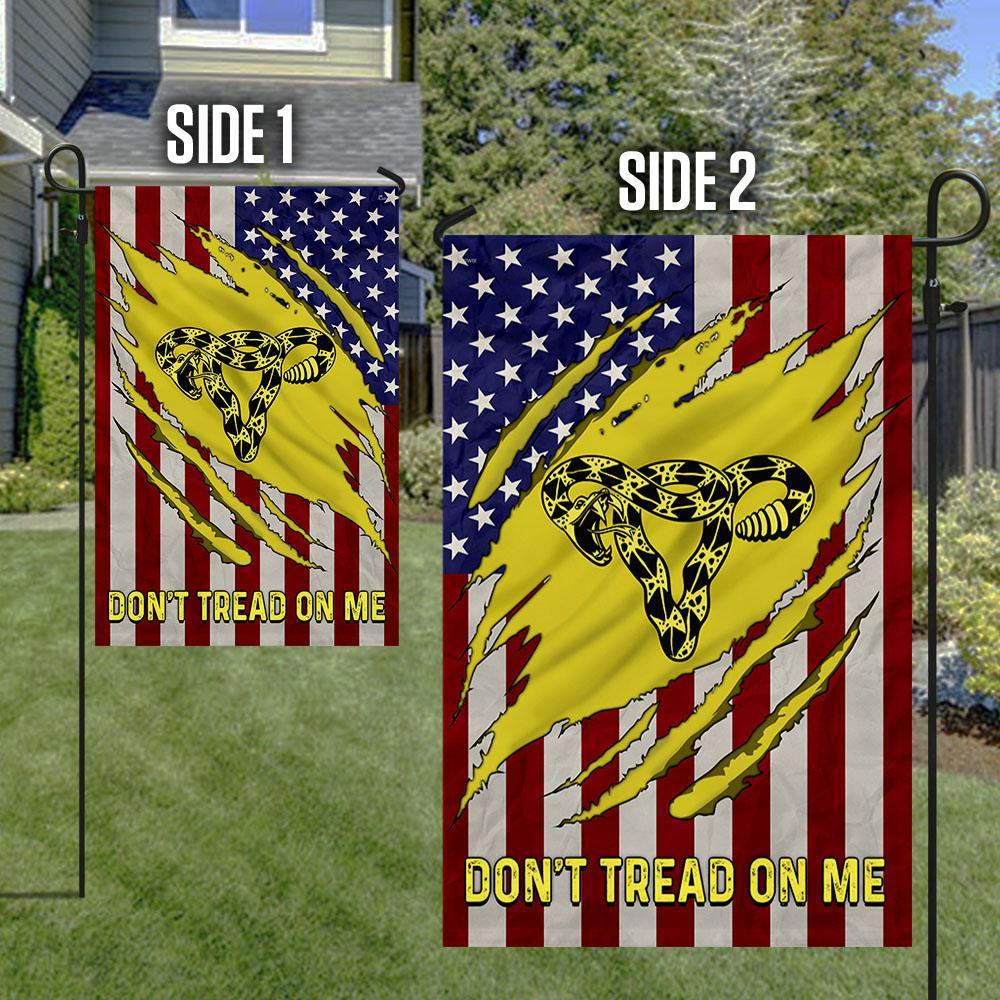 Tread On Me Flag A Symbol Of Strength Liberty And American Resolve-Globe Flags