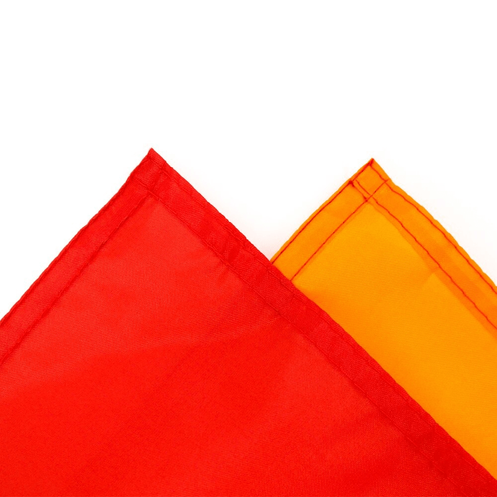Armenian Republic Flag with brass grommet hardware detail