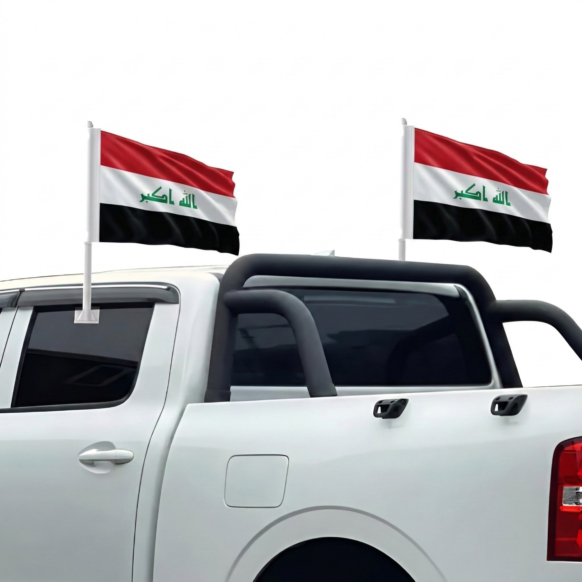 Official FIFA 2026 Iraq Car Flag
