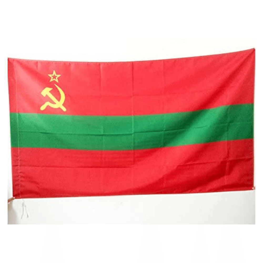 Transnistria Flag Polyester Fabric-Globe Flags