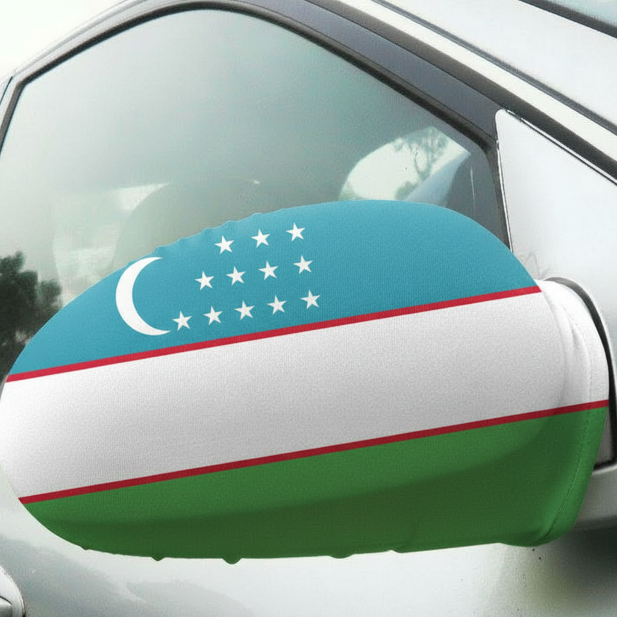 Official FIFA 2026 Uzbekistan Car Mirror Flag