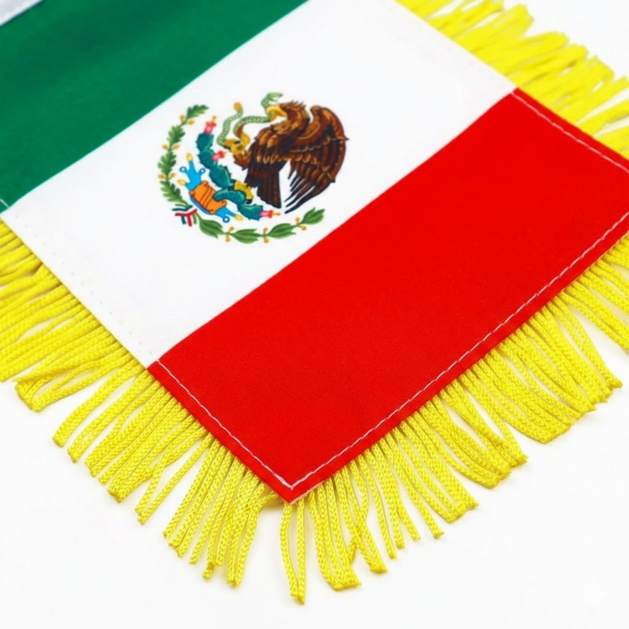 Official FIFA 2026 Mexico Car Window Mini Decorative Flag on moving vehicle