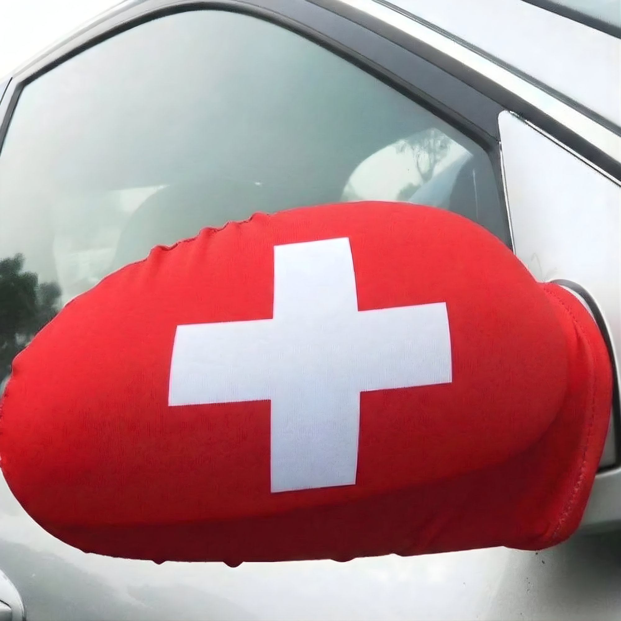Official FIFA 2026 Switzerland Car Mirror Flag