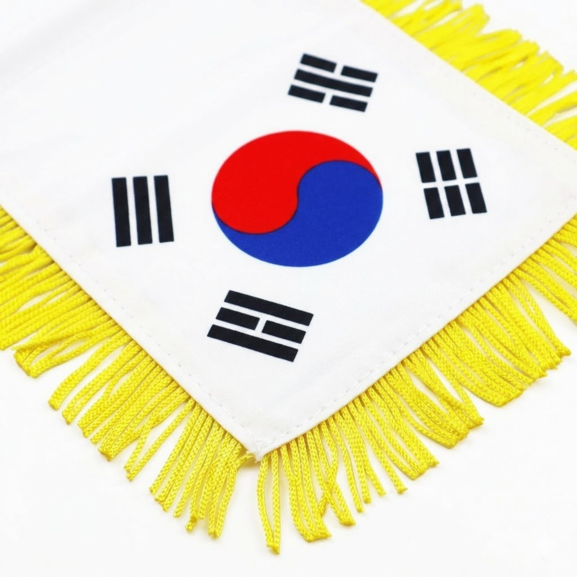 Official FIFA 2026 South Korea Car Window Mini Decorative Flag on moving vehicle