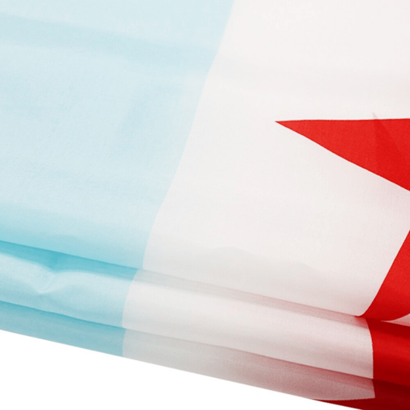 Chicago Anniversary Flag – Perfect for Parades Events and Display close-up showing fabric texture and vivid colors