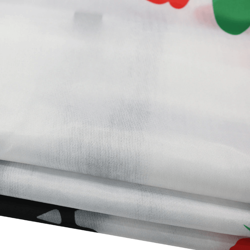 Lest We Forget Flag close-up showing fabric texture and vivid colors