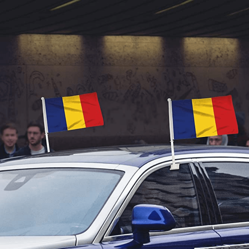 Chad Car Window Flag-Globe Flags