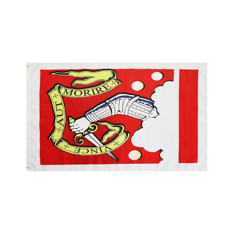 Bedford Flag, Revolutionary War Battle Flag-Globe Flags