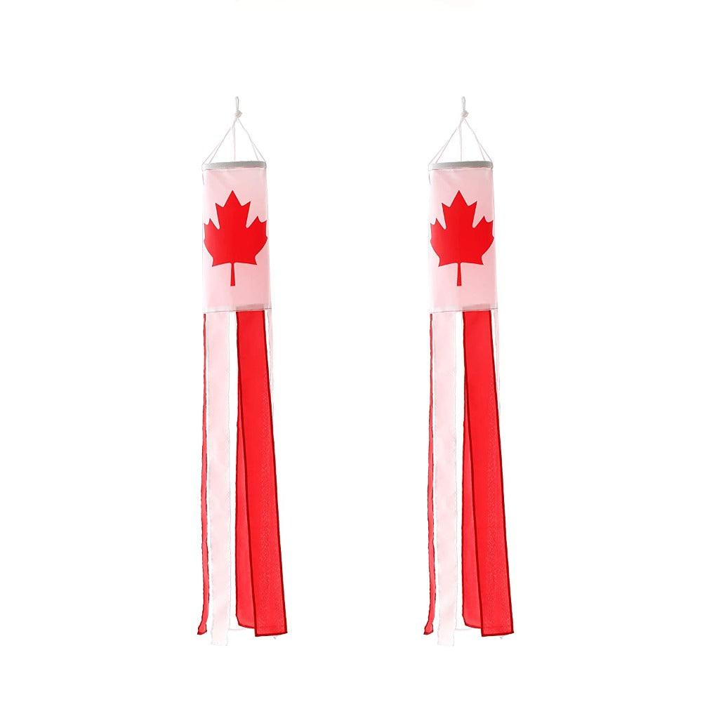 Canada Flag Windsock Garden Decoration Durable Outdoor Display-Globe Flags