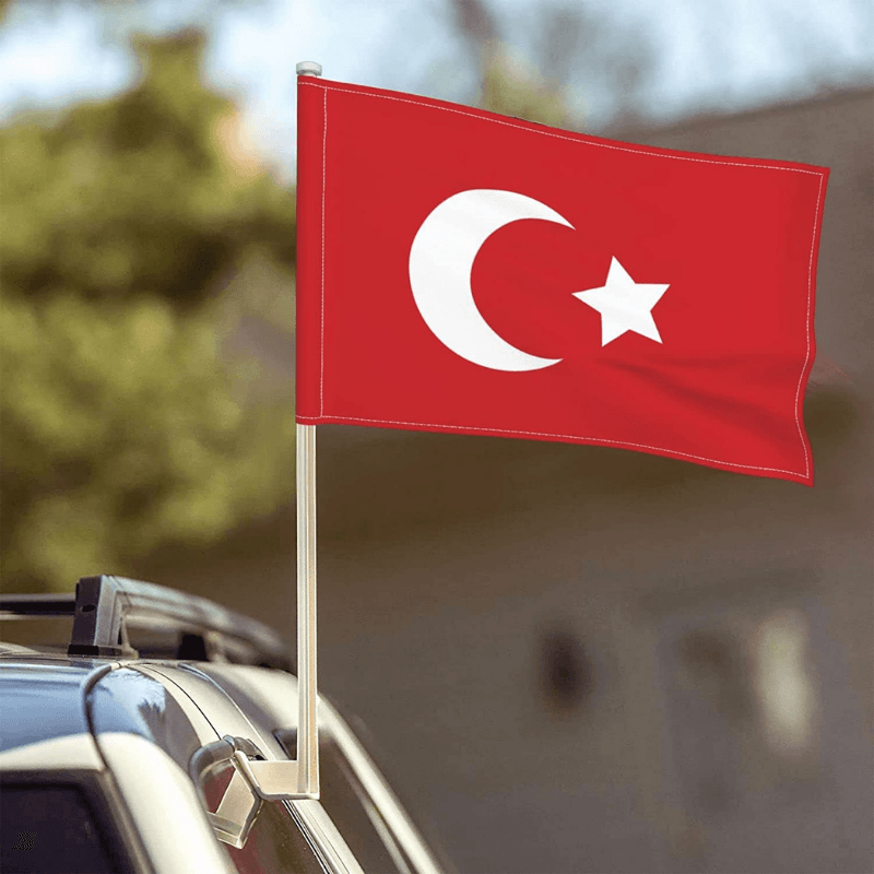Turkey Flag Car Mount Accessory For Lasting Outdoor Use-Globe Flags
