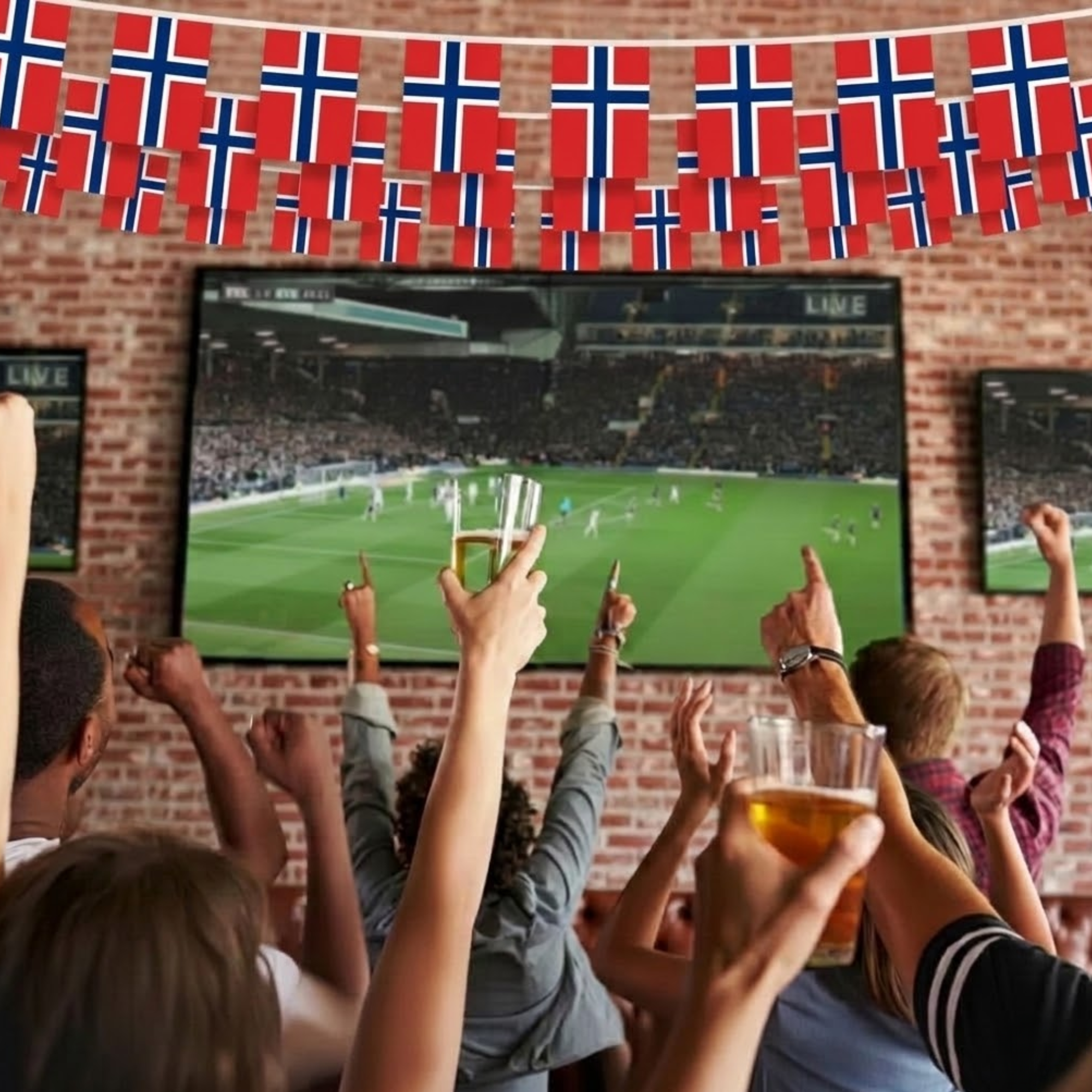 Official FIFA 2026 Norway Flag Banner