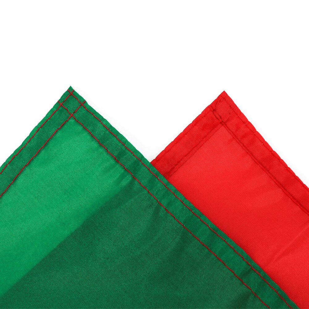 Kuwait National Polyester Flag displayed indoors on wall mount