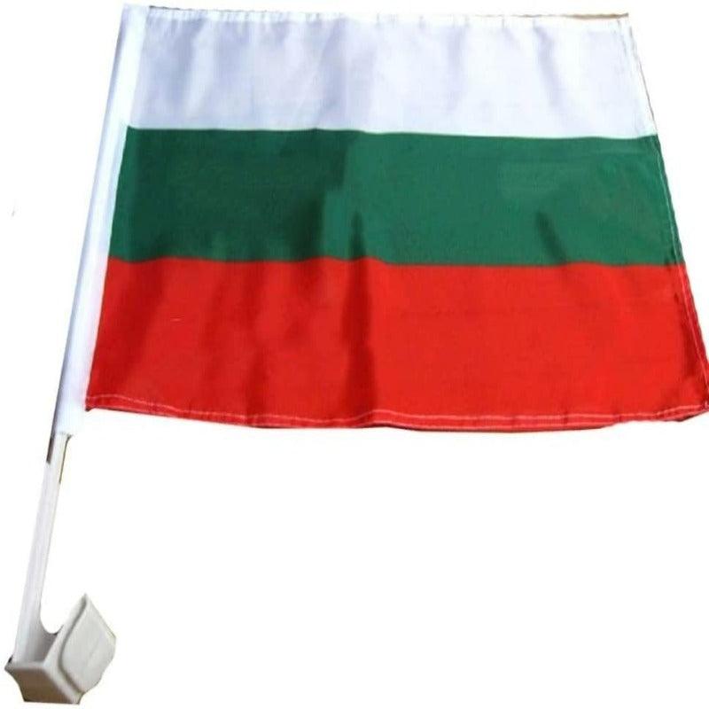 Bulgaria Car Window Flag-Globe Flags