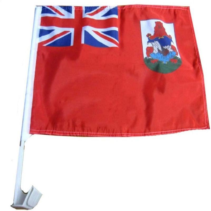 Designed Bermuda Car Window Mounted Flag For Car-Globe Flags