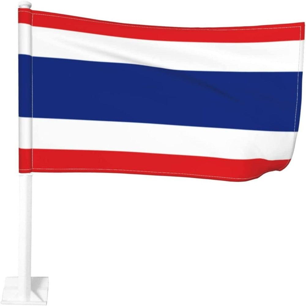 Thailand Window Mounted Flag-Globe Flags