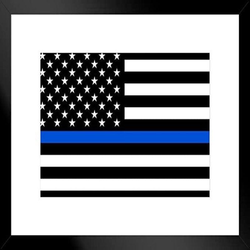 American Police Blue Flag – Tribute to Law Enforcement & Display-Globe Flags