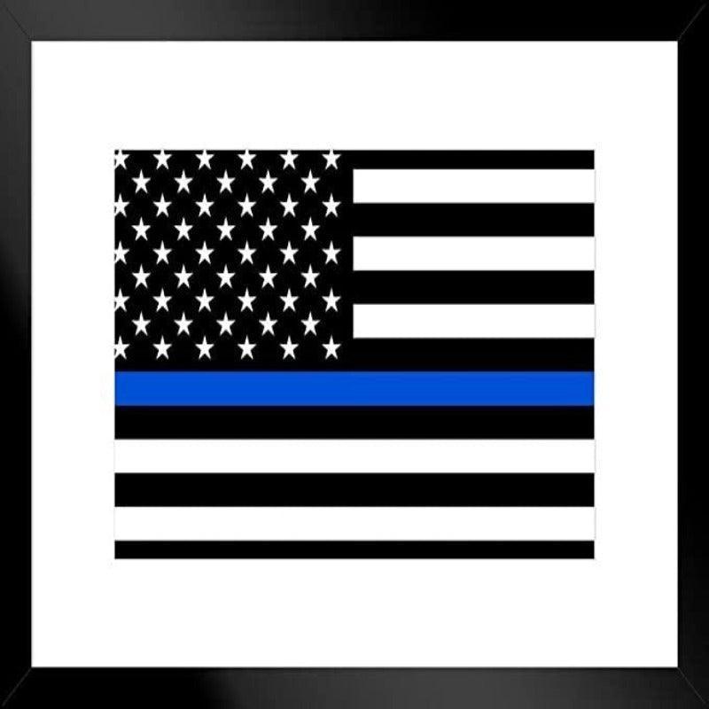 American Police Blue Flag – Tribute to Law Enforcement & Display-Globe Flags