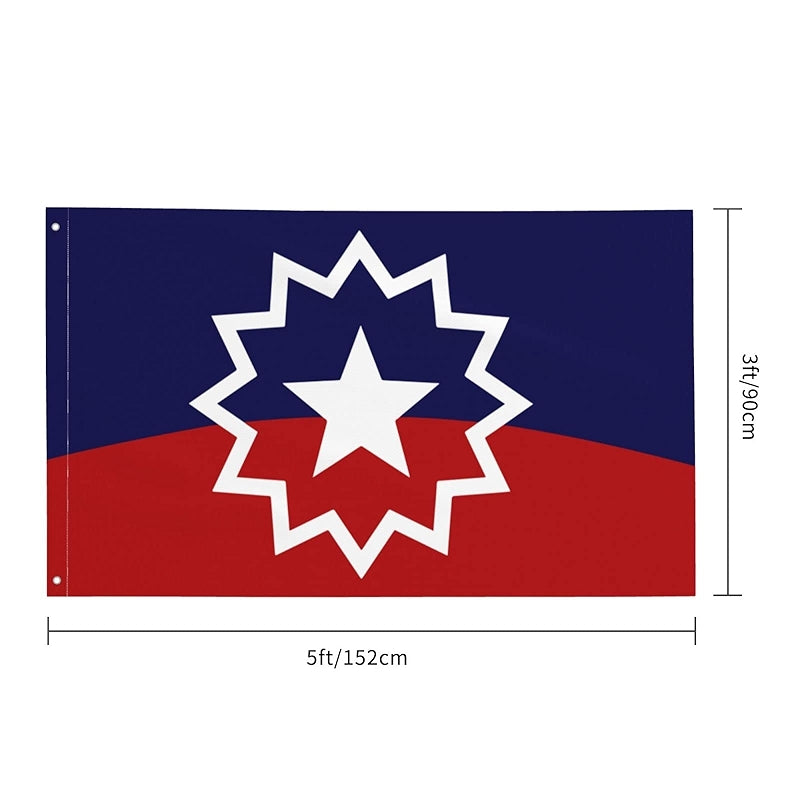 Juneteenth Flag 3X5 Feet Vivid Color And UV Fade Resistant Banner