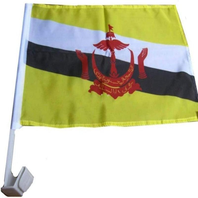 Brunei Car Window Flag-Globe Flags