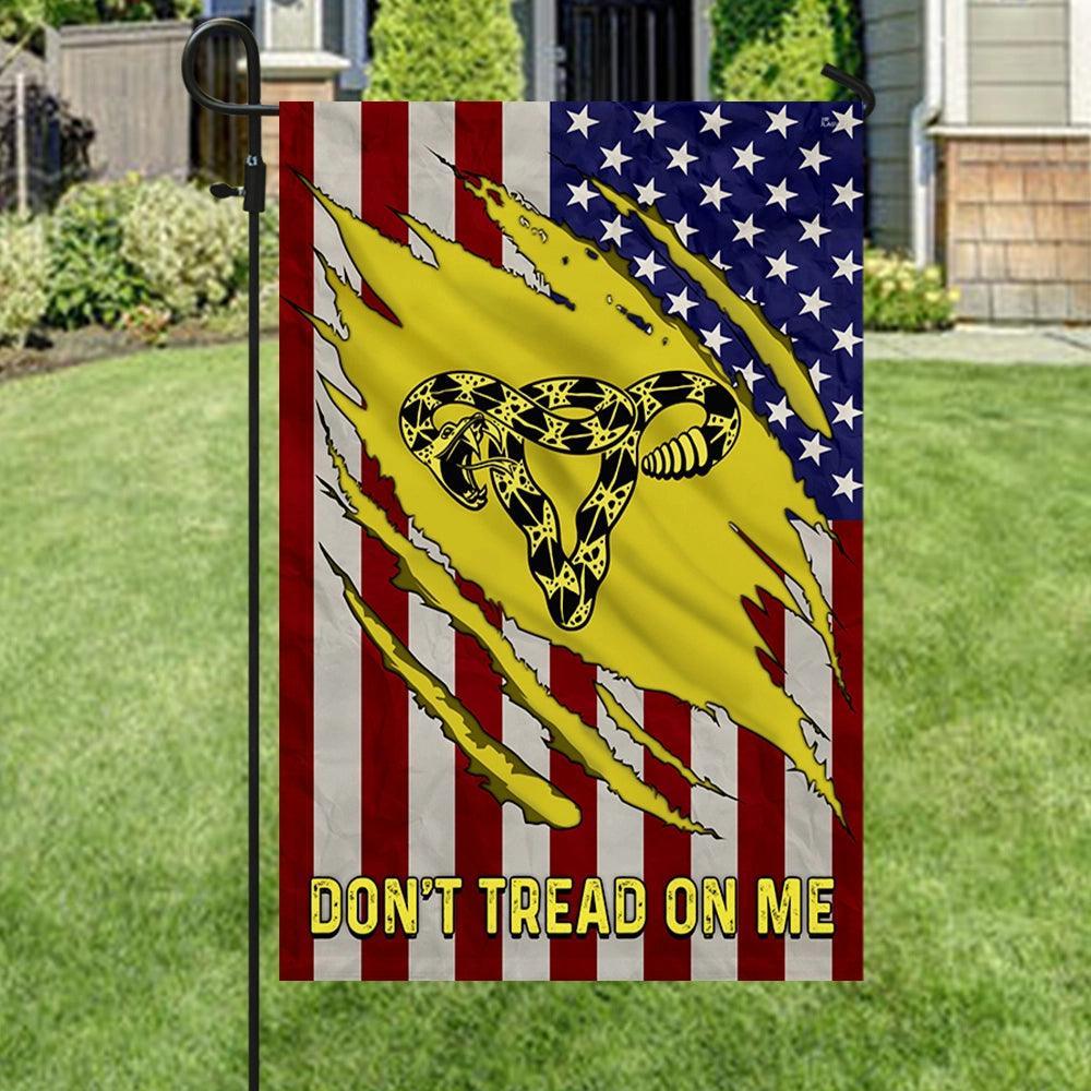 Tread On Me Flag A Symbol Of Strength Liberty And American Resolve-Globe Flags