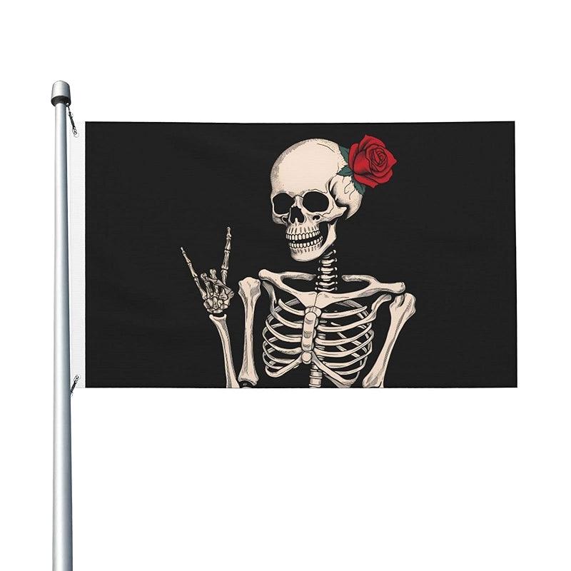 Double Sided Printed Flag close-up showing fabric texture and vivid colors