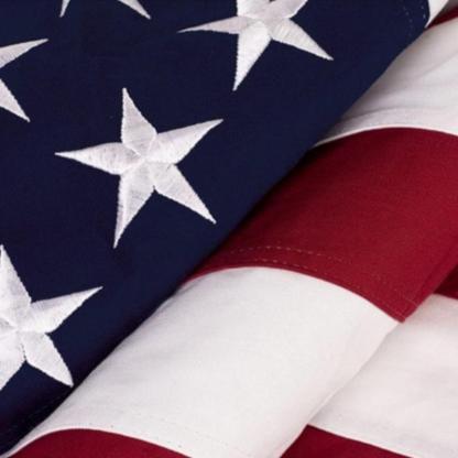 Memorial American US Flag – Embroidered Stars and Sewn Stripes for Veterans-Globe Flags