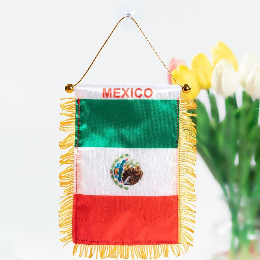 The Mexico Hanging Pennant Flag – Emblem of Culture, Independence, Identity-Globe Flags