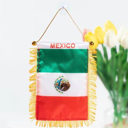The Mexico Hanging Pennant Flag – Emblem of Culture, Independence, Identity-Globe Flags
