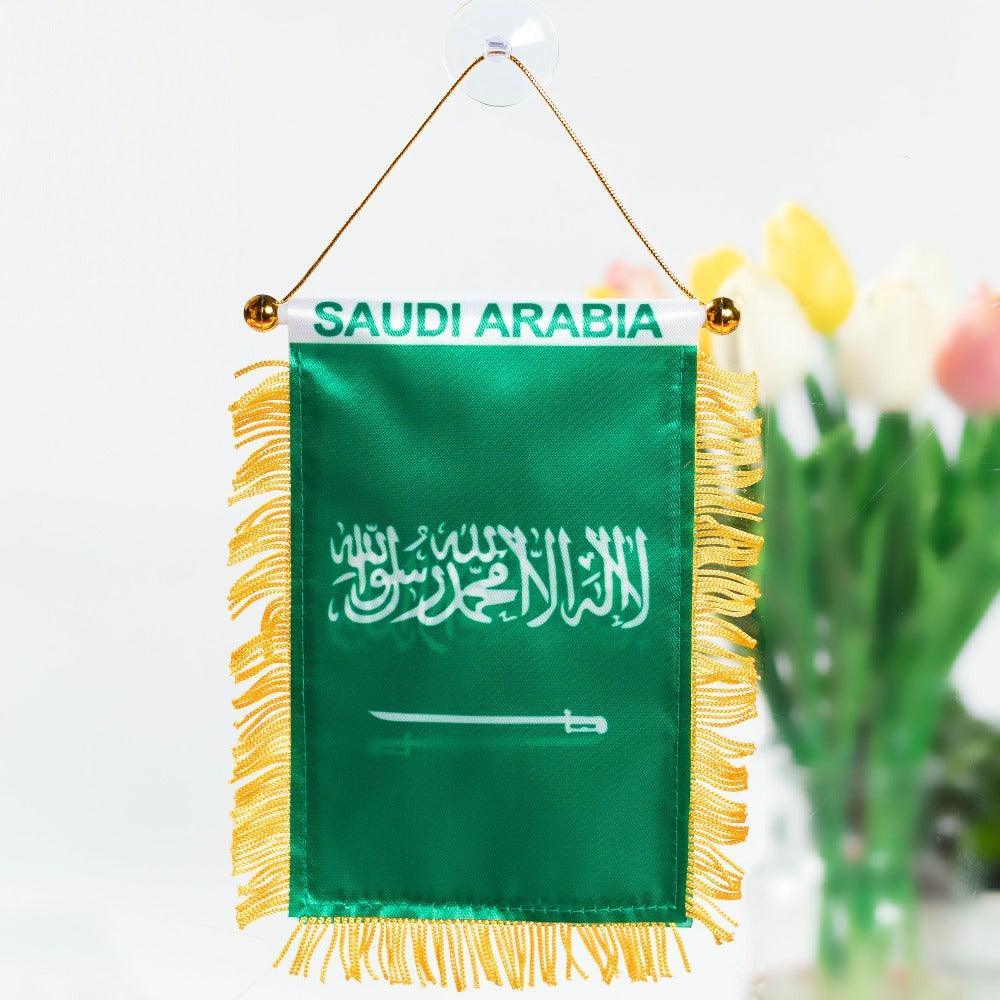 The Saudi Arabia Hanging Pennant Flag – Celebrate Heritage with Honor-Globe Flags