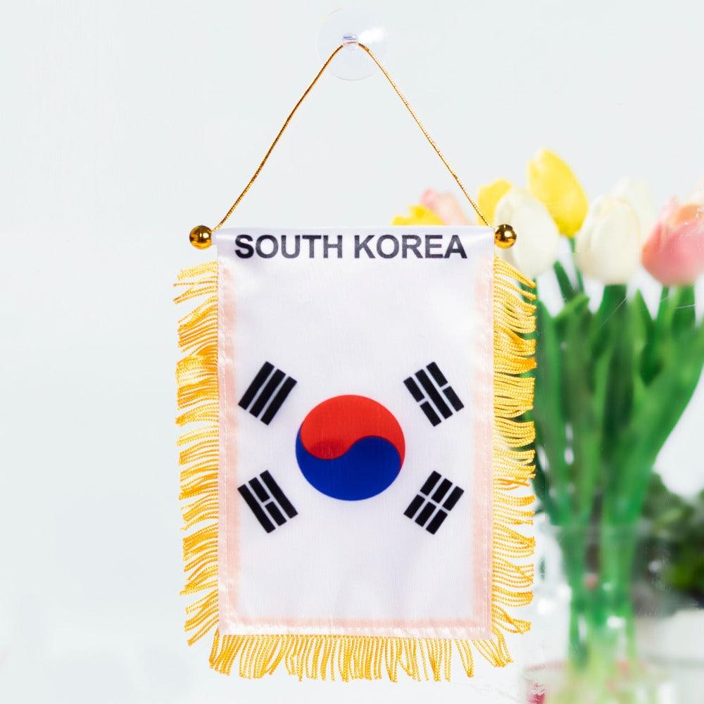 The South Korea Hanging Pennant Flag – Embrace Harmony-Globe Flags