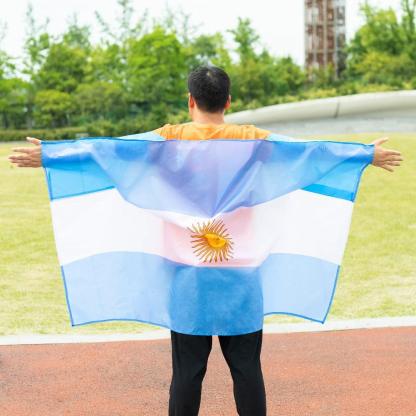 Argentina World Cup Flag - Durable Polyester Flag for Sports Fans-Globe Flags