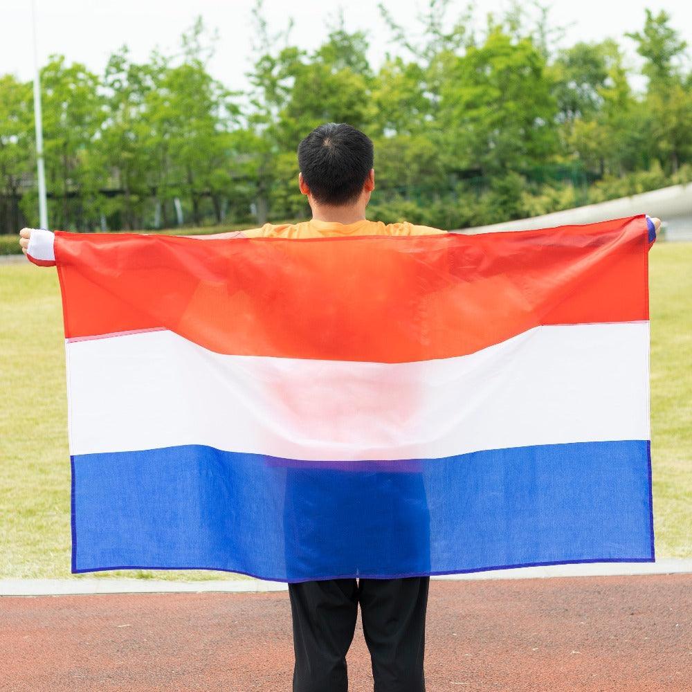 Holland Flag – Durable, Fade-Resistant Polyester 90x150 cm-Globe Flags