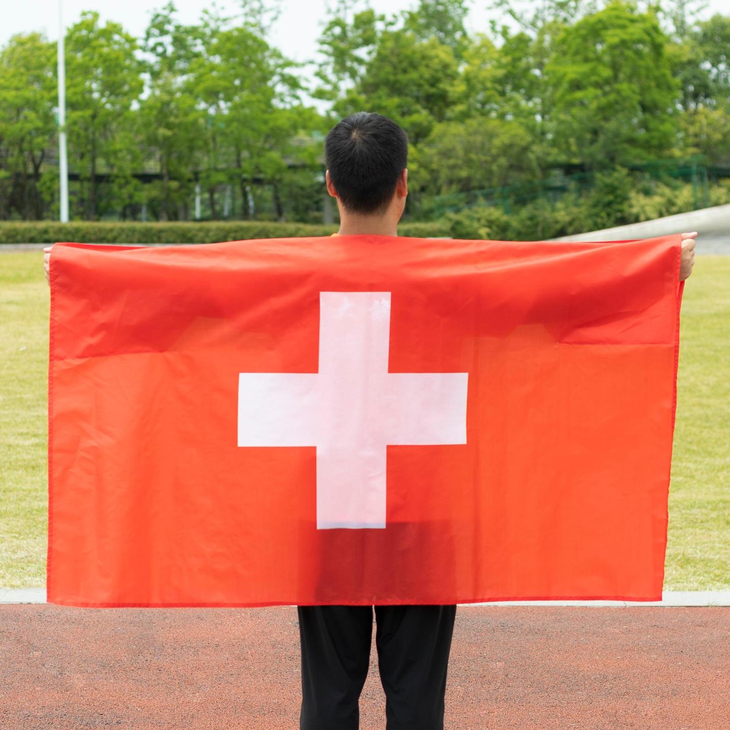 Switzerland World Cup Flag – Show Your Support for Switzerland with Pride-Globe Flags