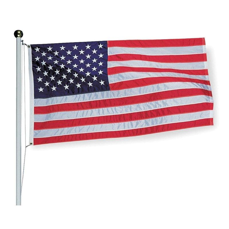 American US Navy Flag – Durable Outdoor Flag with Embroidered Stars - front view on white background