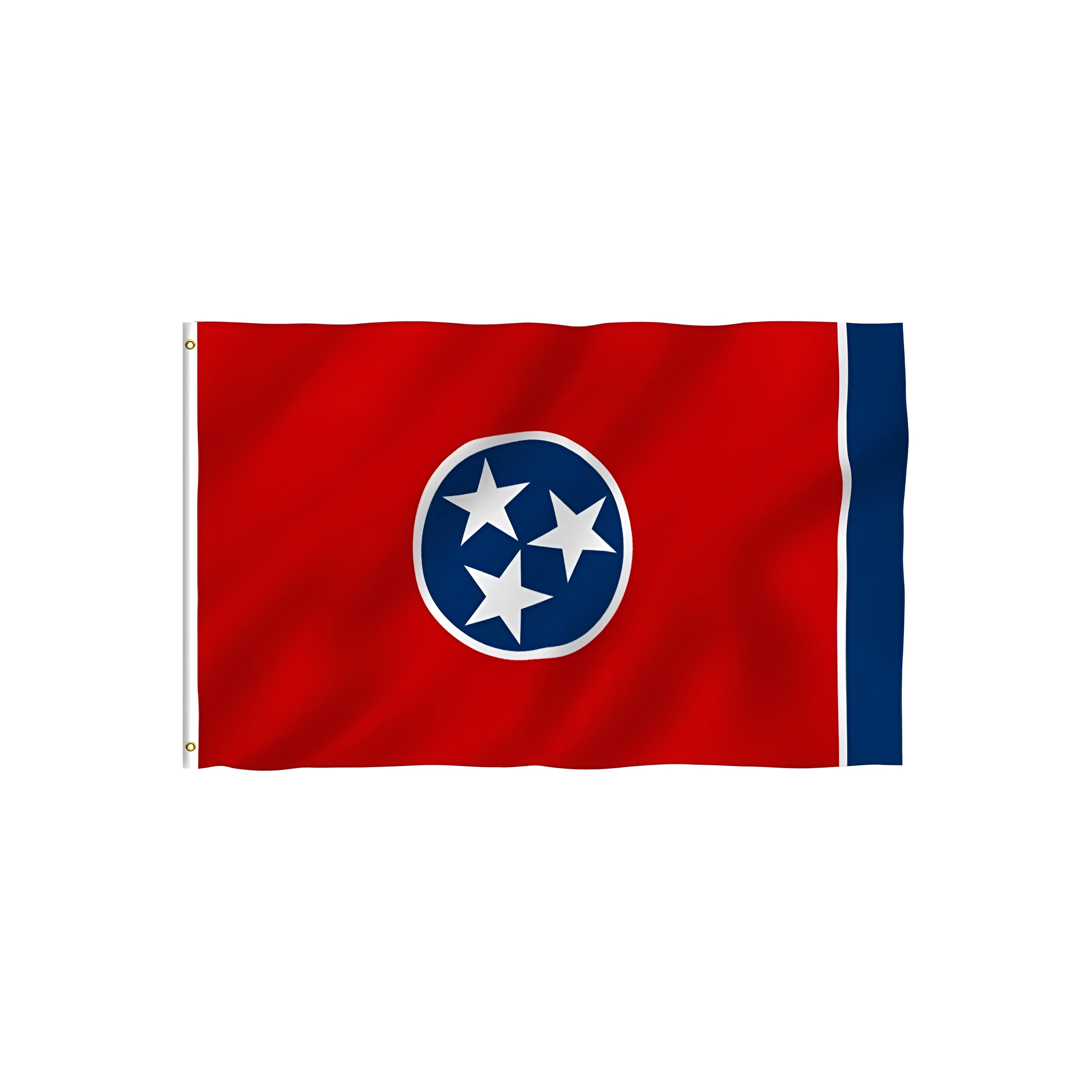 Tennessee State Banner With Secure Grommets-Globe Flags