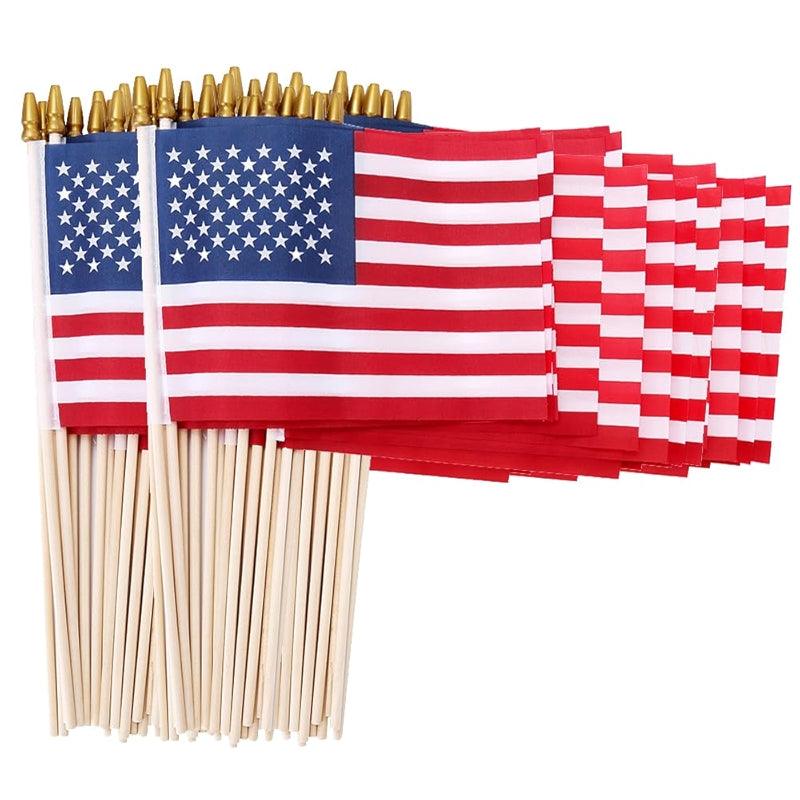 12 Inch American Flags – Small and Vibrant Flags for Celebrations size and scale reference for 90x150cm display