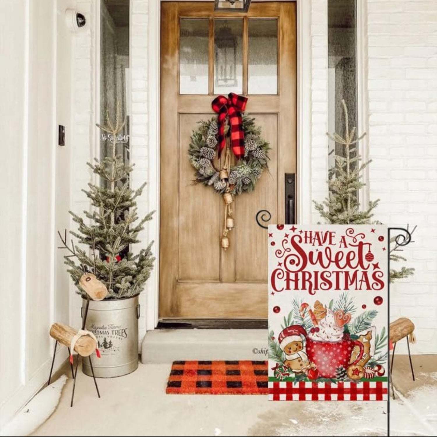 Festive Flag For Outdoor Yard Decoration-Globe Flags