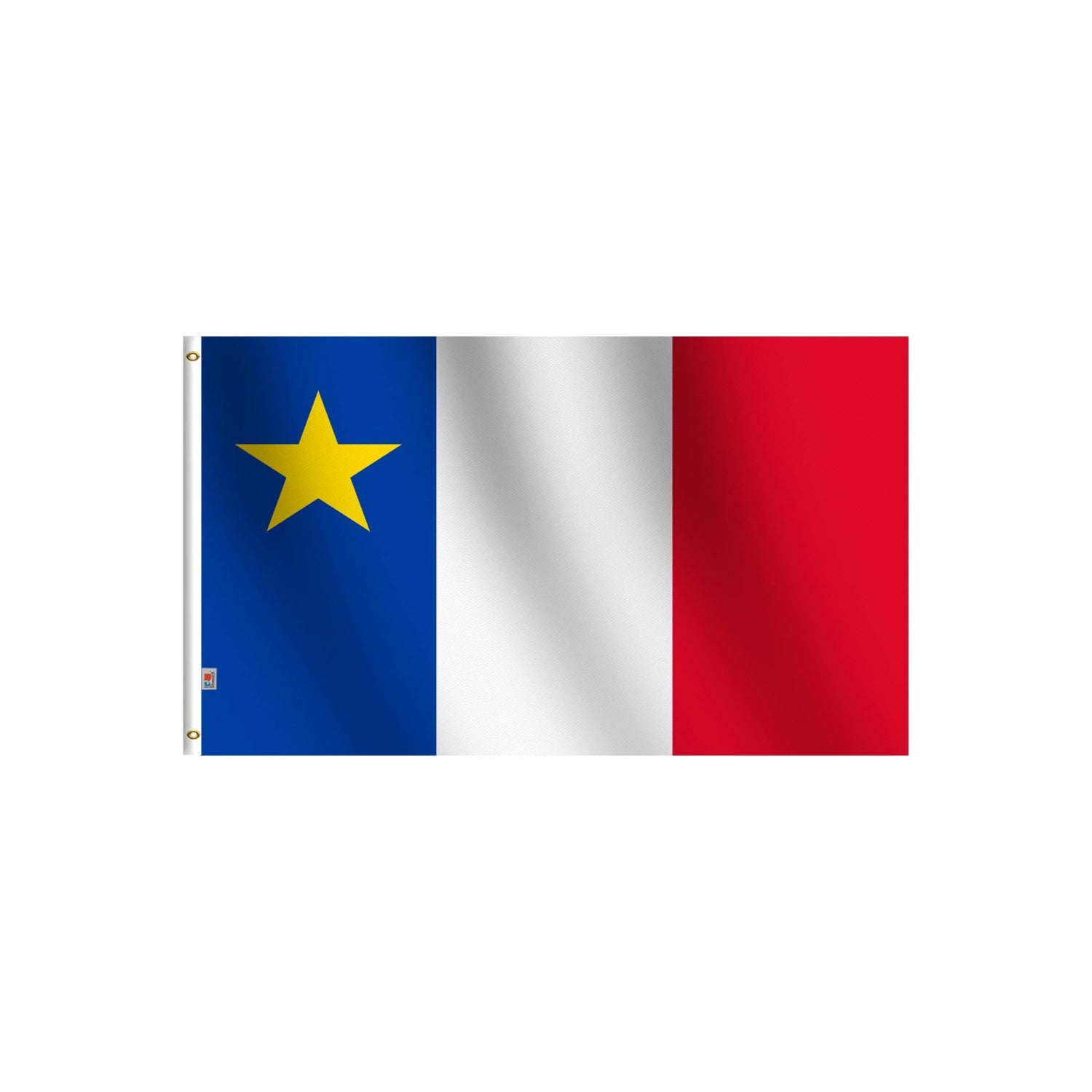 Acadian Flag For Outdoor And Indoor Display-Globe Flags